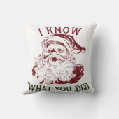 I know what You did Vintage Chistmas クッション (裏面)