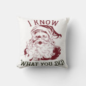 I know what You did Vintage Chistmas クッション (正面)