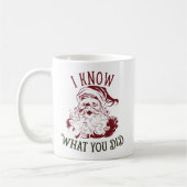 I know what You did Vintage Chistmas コーヒーマグカップ (左)