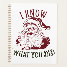 I know what You did Vintage Chistmas プランナー手帳