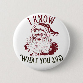 I know what You did Vintage Chistmas 缶バッジ