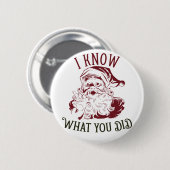 I know what You did Vintage Chistmas 缶バッジ (正面&裏面)