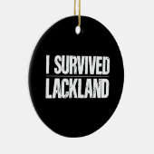I Lackland AFB生き延び基本軍隊トレーニング セラミックオーナメント (右)