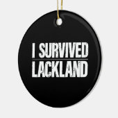 I Lackland AFB生き延び基本軍隊トレーニング セラミックオーナメント (左)