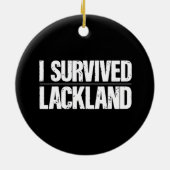 I Lackland AFB生き延び基本軍隊トレーニング セラミックオーナメント (裏面)