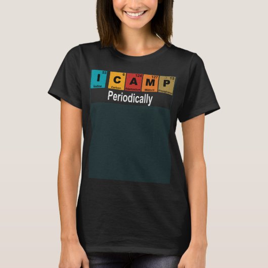 I Lager定期キャンプ科学 Tシャツ (正面)
