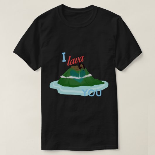 I Lava YouクラシックのTシャツ Tシャツ (デザイン正面)