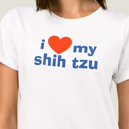 I Lave My Tzu Tank Top Tシャツ