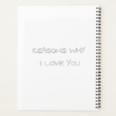 I Lave You Notebook プランナー手帳 (裏面)