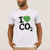 I Leaf CO2 - Carbon Dioxide Love Gardenerメンズ Tシャツ (正面)