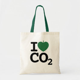 I Leaf CO2 - I Love Carbon Dioxide トートバッグ