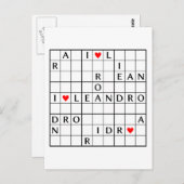 I♥LEANDRO ポストカード (正面/裏面)