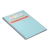 I Learn More Every Day!" Notebook Cover - Inspirin ノートブック (右側)