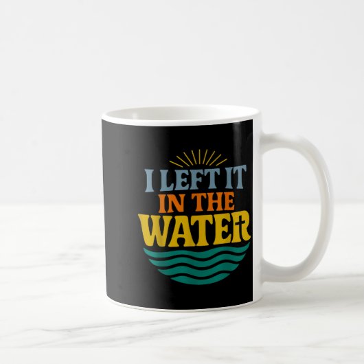 I Left It In The Water – Retro Baptism Faith コーヒーマグカップ (右)