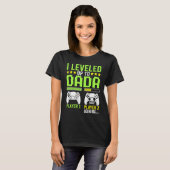 I Leveled Up To Dada Gamer   Video Games Grandpa Tシャツ (正面フル)