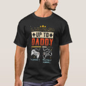 I Leveled Up To Daddy 2023 Fathers Day Gift Soon T Tシャツ (正面)