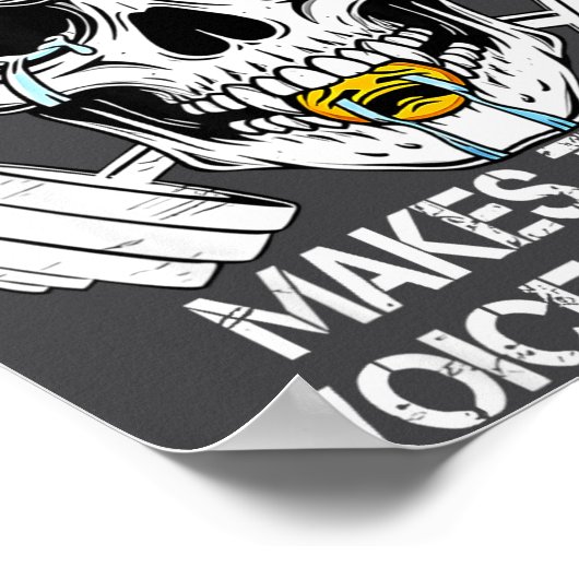 I Lift Weights Because It Makes The Sad Voices Go ポスター (角)