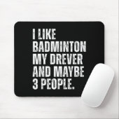 I Like Badminton Lover Drever Dog Owner Funny Quot マウスパッド (マウス)