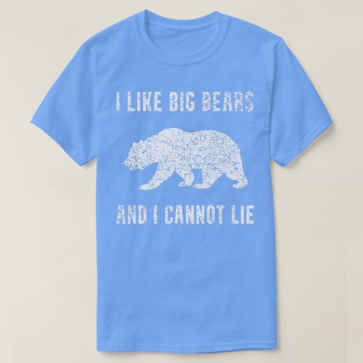 I Like Bears Funny Animal Lover Zookeeper Cool Bea Tシャツ (デザイン正面)