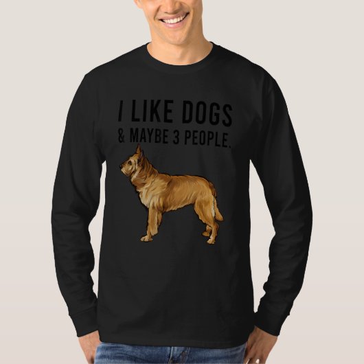 I Like Berger Picard Dogs And Maybe 3 People Tシャツ (正面)