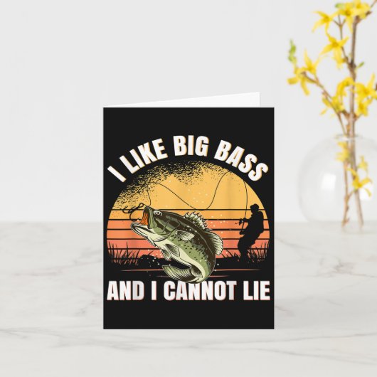 I Like Big B And I Cannot Lie Fishing  カード (黄色い花)