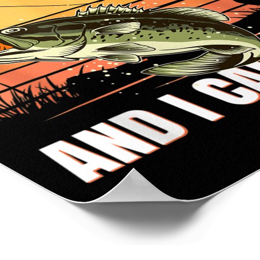 I Like Big B And I Cannot Lie Fishing ポスター (角)