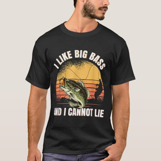 I Like Big B And I Cannot Lie Fishing Tシャツ (正面)