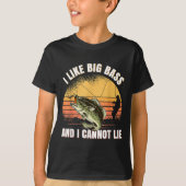 I Like Big B And I Cannot Lie Fishing  Tシャツ (正面)