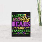 I Like Big Beads And I Cannot Lie, Mardi Gras Carn カード (正面)