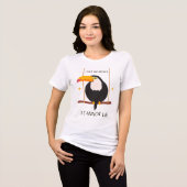 I like big beaks I cannot lie Toucan トライブレンドＴシャツ (正面全面)