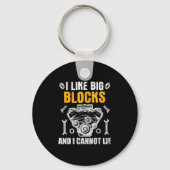I Like Big Blocks And I Cannot Lie  キーホルダー (正面)