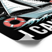 I Like Big Boats I Cannot Lie - Funny Sailing & ポスター (角)