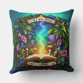 I Like Big Books, for Book Lovers & Readers, クッション (裏面)