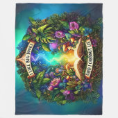 I Like Big Books, for Book Lovers & Readers, フリースブランケット (正面)