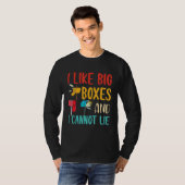 I Like Big Boxes And I Cannot Lie  Mailbox Postal  Tシャツ (正面フル)