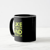 I like big mugs and I can not lie マグカップ (正面左)