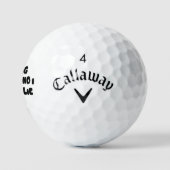 I Like Big Putts Golf Balls - Funny Golf Puns ゴルフボール (ロゴ)