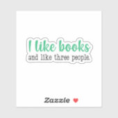 I Like Books シール (シート)