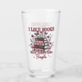 I Like Books More Than....  タンブラーグラス (裏面)