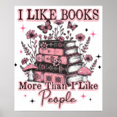I Like Books More Than....  ポスター (正面)
