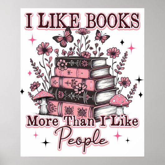 I Like Books More Than....  ポスター (正面)