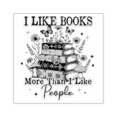 I Like Books More Than....  ラバースタンプ (インプリント)