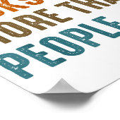 I Like Books More Than People Funny Book Lovers Bo ポスター (角)