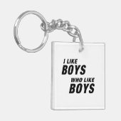 I Like Boys Who like Boys  キーホルダー (正面左)