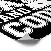 I Like Cats And Coding Programmer On Tech _-  ポスター (角)