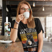 I Like Cats and Coffee And maybe 3 People Cat Love Tシャツ
