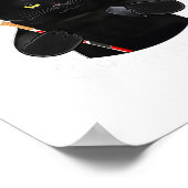 I Like Cats And Hockey And Maybe 3 People Funny Bl ポスター (角)