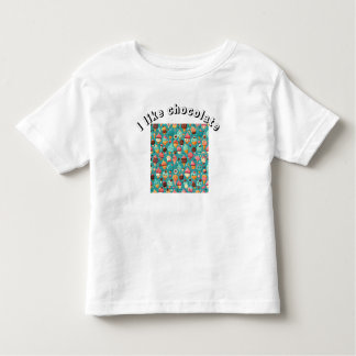 I like chocolate I like ice cream トドラーTシャツ