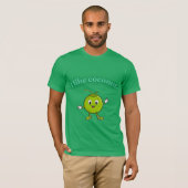  I Like Coconut - Cute Cartoon Coconut Funny T-Shi Tシャツ (正面フル)