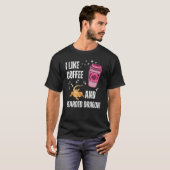 I Like Coffee and Bearded Dragon For Coffee  Prese Tシャツ (正面フル)